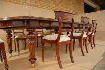Victorian Dining Table Set William IV Chairs Suite  