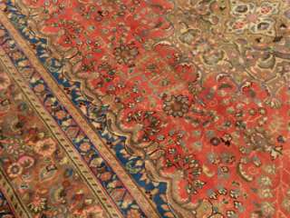 6x12.9 Handmade Fine Antique Persian Tabriz Wool Rug  