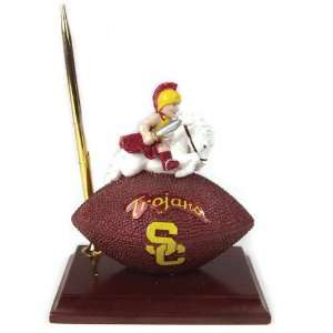  USC Trojans Mascot Football Desk Set