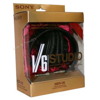  Sealed Sony MDR V6 Monitor Series Headphones with CCAW Voice Coil