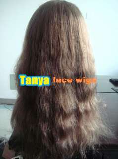   Full Lace Wig Indian Remy Human Hair light wavy lace wigs HOT  