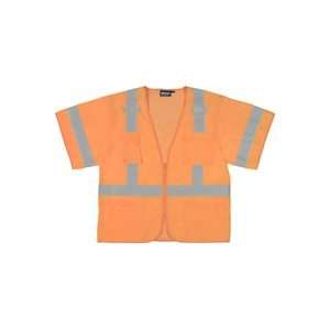   Class 3 Safety Vest with Sleeves, Orange, 4X Large
