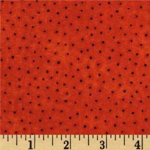  44 Wide Kids Can Quilt Pin Dots Orange Fabric By The 