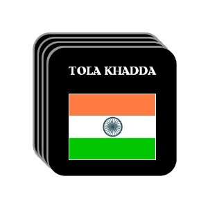  India   TOLA KHADDA Set of 4 Mini Mousepad Coasters 