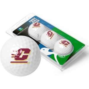  Central Michigan Chippewas Top Flite XL Golf Balls 3 Ball 