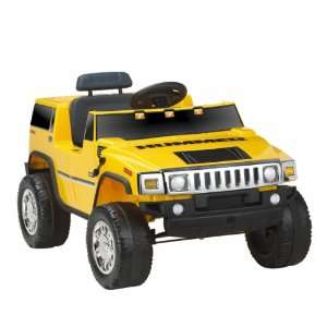  Hummer H2, Yellow, One Seater Toys & Games