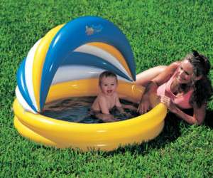 Sun Smart Inflatable Baby Hideaway Swim Pool   NEW  
