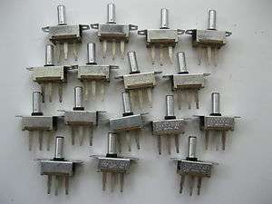 16 NEW OLD STOCK PANEL SLIDE STICK SWITCHES  