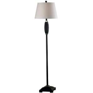 Home Decorators Collection Blaine Floor Lamp 59hx15d Black/brshd Stl