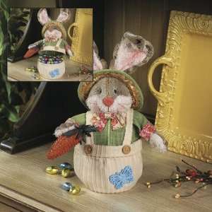  Plush Easter Bunny Candy Basket   Party Decorations & Room 