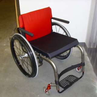 TiLite 20X19 ZRA Titanium Wheelchair SN 20289  