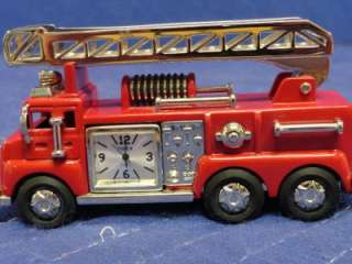 Timex Fire Truck Desk Clock Z54  