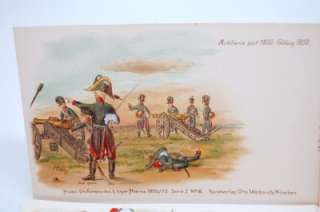German ANTIQUE Postcard BAVARIAN Army Uniform Lot 12 A  