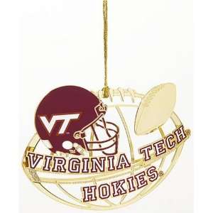   Virginia Tech UniversityßFootball Helmet 3 inch Sports Ornament Home