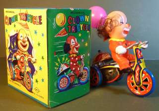 Tin Windup mechanical Girls Tricycle   Mint in the Box  