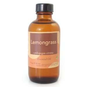  Organic Fusion Essential Oil, Lemongrass, 4 Ounces Beauty