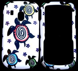LG 500g Tracfone   (2) SNAP ON HARD COVER CASES White Turtle FREE 