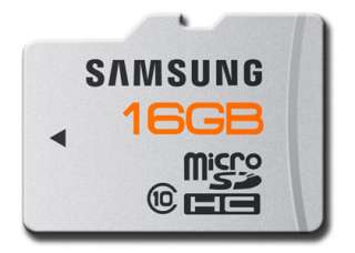 Samsung 16GB 16G micro SD microSDHC Plus SDHC Flash Memory Card White 