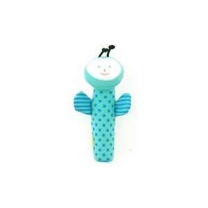   Designs Baby Toy Hand Squeeker Teal Blue Bumble Bee Toys & Games