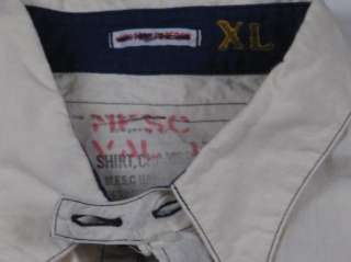 Crew Mister Freedom White Chambray Shirt Size Xl  