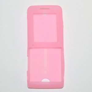   Pink Silicone Skin Case for AT&T Sony Ericsson W350 