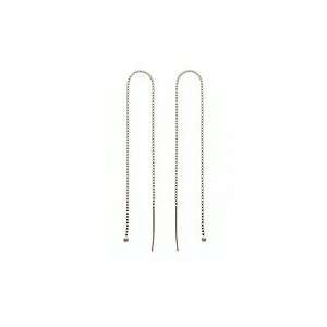  Sterling Silver Ear Threads Threaders 5 Inch / Add A Bead 