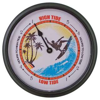 TIDE CLOCK  Surfer #240B Nautical Wall Tide Clock  