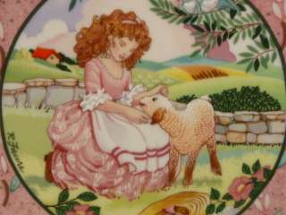 wall PLATE ONCE UPON A RHYME MARY HAD A LITTLE LAMB