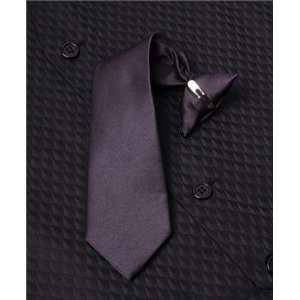  Infant / Toddler 8 Clip on Ties / Charcoal Baby