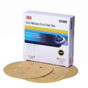   Gold 6 P600A Grit Dust Free Paper Disc, (Box of 50) Automotive