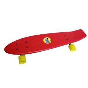 Street Surfing FIZZ Board Red Vine with Red Deck and Yellow Wheels 