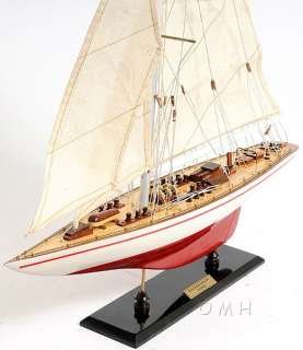   Endeavour Yacht Wooden Model 24 Americas Cup J Class Boat Sailboat