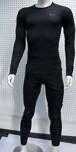 Mens perfoprmance thermal long sleeve top with mesh back  