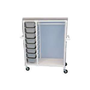  Clothing Cart with 8 Pull Out Drawers