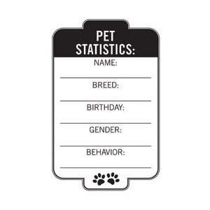   Unmounted Rubber Stamp Pet Stats; 3 Items/Order Arts, Crafts & Sewing