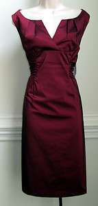 Adrianna Papell   Womens Sleeveless Dress, Cherry, Mew, Discount 
