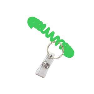  Wrist Coil Key Chain and Green ID Holder 2140 6204 Office 