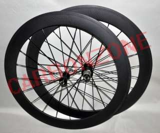   60mm 700C full Carbon wheels&Carbon Rims for road/TT Matt 3k finished