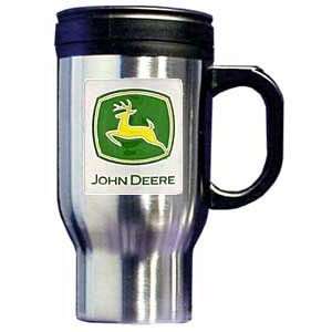  Travel Mug Pewter Emblem John Deere