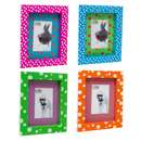 Silly Brands 4x6 Polka Dot Picture Frame Pick Color  