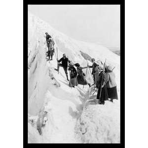  Vintage Art Climbing Paradise Glacier   19678 5