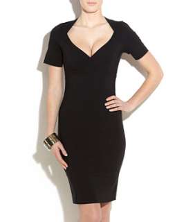 Black (Black) Vesper Black Angelina Fixed Wrap Dress  256033501  New 