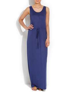 Navy (Blue) Blue Pocket Maxi Dress  255796241  New Look
