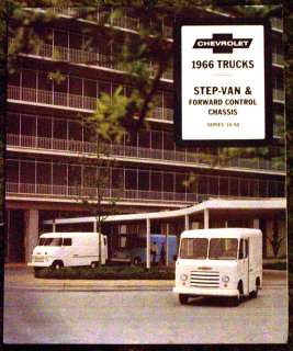 1966 Chevrolet Trucks Step Van Series 10 50 Brochure 66  