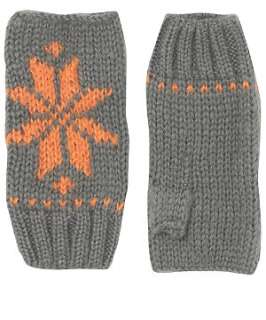 Grey (Grey) Kit And Pearl Snowflake Gloves  236154904  New Look