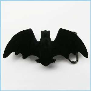   New Western Flying Bat Enameled Belt Buckle 3D 012BK 