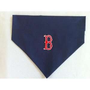  Boston Red Sox Over the Collar Dog Scarf Medium Navy 