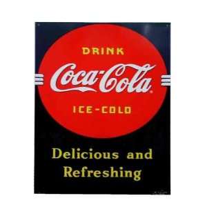  Large Coke Tin Ice Cold COICECLDTIN