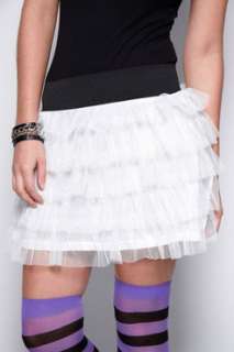  Sale  Skirts  Dawn Mesh Layered Ruffle Tu Tu Skirt