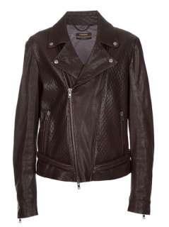 Diesel Black Gold Leather Perfecto Jacket   Capsule By Eso   farfetch 